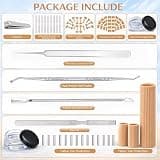 Ingrown Toenail Correction Kit with Elastic Toe Sleeves and Steel Tools