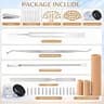 Ingrown Toenail Correction Kit with Elastic Toe Sleeves and Steel Tools