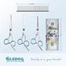 GLADOG 5-in-1 Professional Dog Grooming Scissors Set with Safety Round Tips