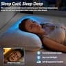 BETU Queen Size Dual-Sided Ice Silk Cooling Shredded Memory Foam Bed Pillow