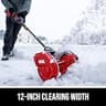 SKIL PWR CORE 40 PSS1200C-10 12-Inch Brushless Cordless Snow Shovel Kit