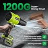 YUQUESEN 21V Cordless Ultra-Lightweight Leaf Blower with Precision Nozzle