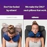 Cabeau Evolution S3 Premium Memory Foam Travel Neck Pillow with Seat Straps