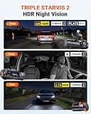 Vantrue New N4 Pro S 4K 3-Channel Dash Cam with STARVIS 2 Night Vision