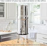Big Berkey Gravity-Fed Stainless Steel Countertop Water Filter System, 2.25 Gallon