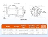 SEAFLO 56A Series Smart Variable Speed Water Pressure Pump for RVs, 5.0 GPM