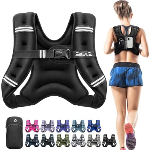 BAGAIL Comfort-Fit Weighted Vest for Women with Neoprene Material (5-30 lbs)