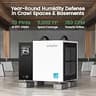 Waykar 70-Pint Energy Star Crawl Space Dehumidifier with Direct-Drain Design