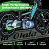 Olala Kids Electric Dirt Bike with 16-Inch Knobby Tires and Disc Brakes