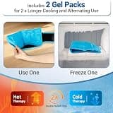 Comfytemp Ankle Ice Pack Brace System with Alternating Cooling Inserts