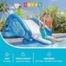 INTEX Kool Splash Heavy-Duty Inflatable Water Slide for In-Ground Pools
