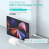 20W USB-C Fast Charging Power Adapter Plug for Apple iPad Pro Models