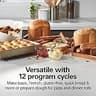 Hamilton Beach Automatic Bread Maker Machine with 12 Programmable Settings and Delay