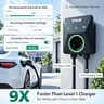 IYILO 48 Amp 11.5kW Hardwired Level 2 EV Charger with Dual Temp Sensors & RFID Access