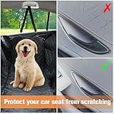 PETICON Premium Waterproof Back Seat Dog Hammock with Breathable Mesh Window