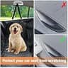 PETICON Premium Waterproof Back Seat Dog Hammock with Breathable Mesh Window