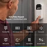 Chamberlain myQ Smart Garage Video Keypad with Wide-Angle Camera Control