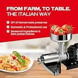 Reber N.5 650W Professional Electric Tomato Strainer with Oil-Bath Gearbox