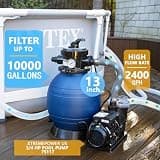 XtremepowerUS 13-Inch 2400 GPH Sand Filter Pump System for Up to 10,000 Gallons