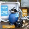 XtremepowerUS 13-Inch 2400 GPH Sand Filter Pump System for Up to 10,000 Gallons