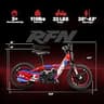 RFN Kids 12-Inch Lightweight Electric Balance Bike with Mid-Drive Motor