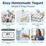 Ultimate Probiotic XL High-Capacity Yogurt Maker with Twelve 6oz Glass Jars