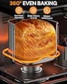 OSIPOTO 17-in-1 Stainless Steel Bread Machine with 600W Robust Motor