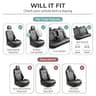 FH Group Universal Washable Cloth Full Seat Covers for SUVs and Sedans