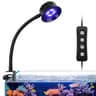 hygger 30W Dimmable Full Spectrum LED Reef Light with 60-Degree Penetration Lens