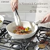 CAROTE 19-Piece Nesting Nonstick Pots and Pans Set with Detachable Handle