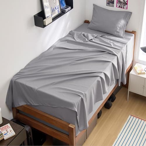 Bedsure GentleSoft Breathable Twin XL Sheet Set with 21-Inch Extra-Deep Pockets