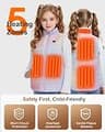 Glaais Kids Lightweight Machine Washable Heated Vest with 12000mAh Battery