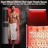 iTHERAU Portable Home Infrared Sauna Box with Pentagonal Layout Design