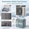 Uthfy 48-Inch 6288 CFM Commercial Swamp Cooler with 21.5-Gallon Detachable Tank