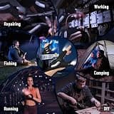 BIIB Rechargeable Dual Ultra-Bright LED Flashlight Gloves for Precision