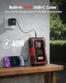 GOOLOO A5 4000A Jump Starter with Air Compressor and 400-Lumen LED Light
