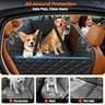 URPOWER Classic Hard Bottom Dog Hammock Backseat Extender with Mesh Viewing Window