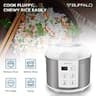 Buffalo Classic Rice Cooker with Buffalo Clad Stainless Steel Pot, 5-Cup