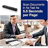 Epson WorkForce ES-50 Compact Mobile Document Scanner with Fast Processing