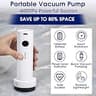 DUORAN Cordless Electric Vacuum Pump With USB Rechargeable Battery, 6.0 Kpa Suction