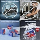 Marsenergy 12V 100Ah LiFePO4 Deep Cycle Battery Grade A Cells Group 24
