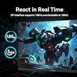 KTC H24T7 24-Inch QHD Fast IPS Gaming Monitor with 180Hz Overclock and Ergonomic Stand