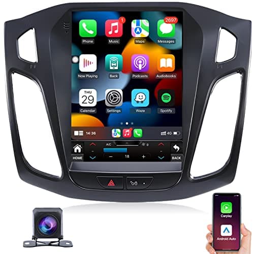 Ford Focus 10.4-inch Wireless CarPlay & Android Auto Stereo (2012-2018)