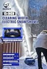 Wild Badger Power 12-Inch 40V Brushless Cordless Electric Snow Shovel Kit