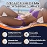 Gatchialv Hydrating Sunless Tanning Gummies with Coconut Oil and Hyaluronic Acid