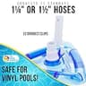 U.S. Pool Supply Weighted Transparent Triangular Pool Vacuum Head with Swivel