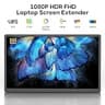 15.6-inch 1080P FHD Detachable Dual Laptop Screen Extender with 235-Degree Rotation