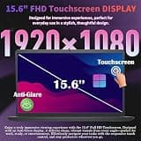 Dell 15.6" FHD IPS Touchscreen AMD Business PC, Ryzen 7 7730U, 16GB
