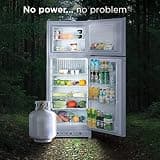 SMETA 9.4 Cu.Ft. 2-Way Propane Refrigerator with Reversible Door for Off-Grid Use