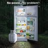 SMETA 9.4 Cu.Ft. 2-Way Propane Refrigerator with Reversible Door for Off-Grid Use